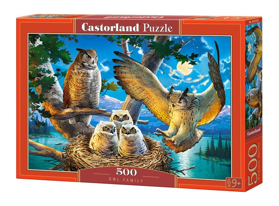 CASTORLAND Puzzle Sovie rodina 500 dielikov