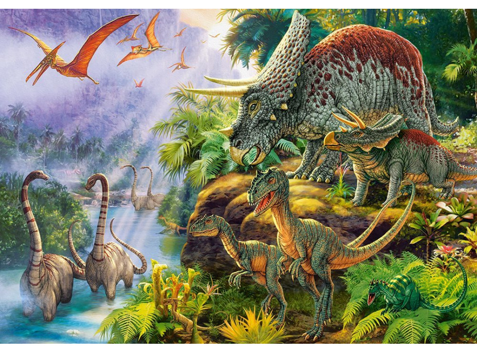 CASTORLAND Puzzle Údolie dinosaurov 500 dielikov