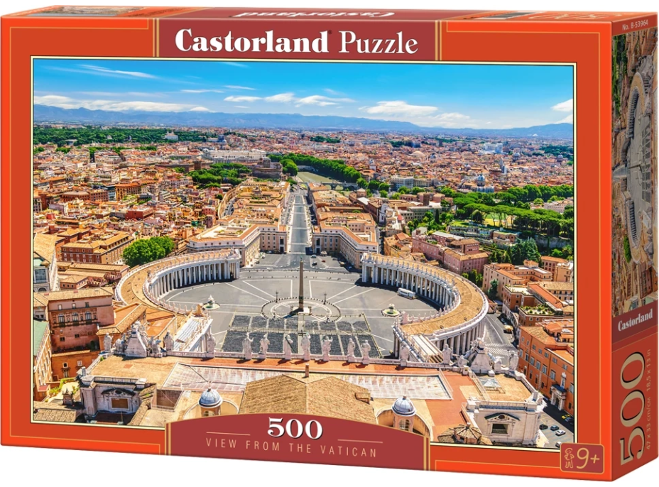 CASTORLAND Puzzle Výhľad z Vatikánu 500 dielikov