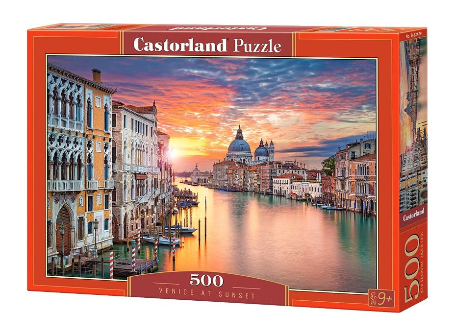 CASTORLAND Puzzle Západ slnka v Benátkach 500 dielikov