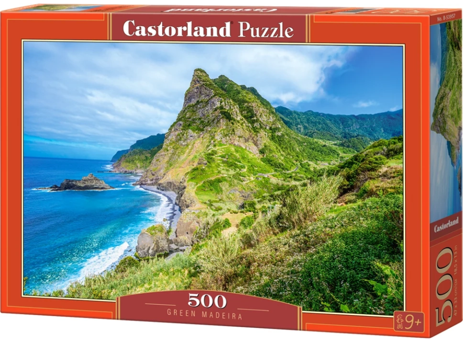 CASTORLAND Puzzle Zelená Madeira 500 dielikov