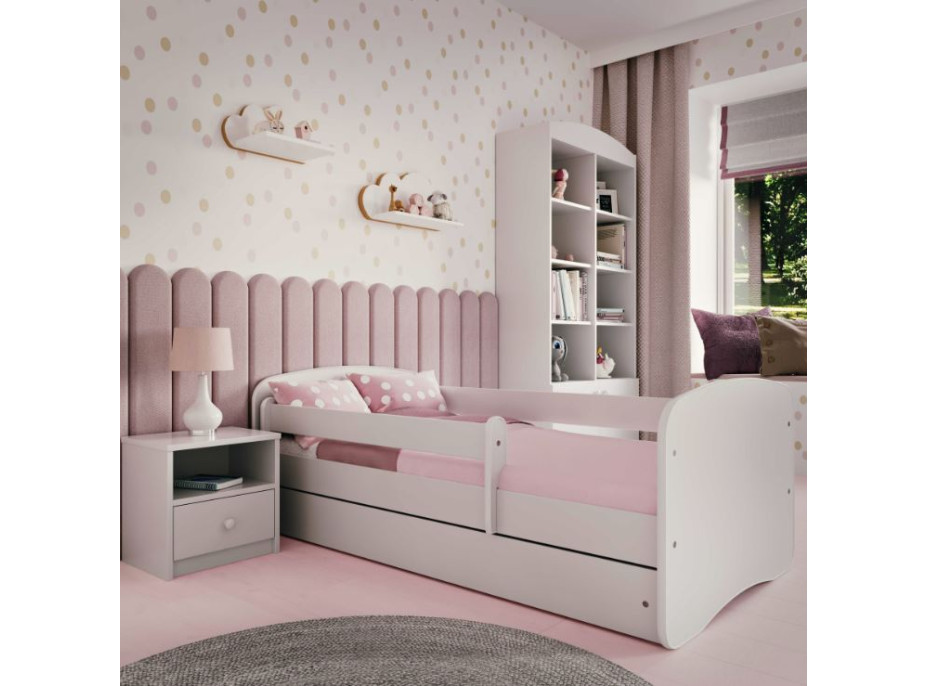 Regál BABY DREAMS 90 cm - biely/modrý