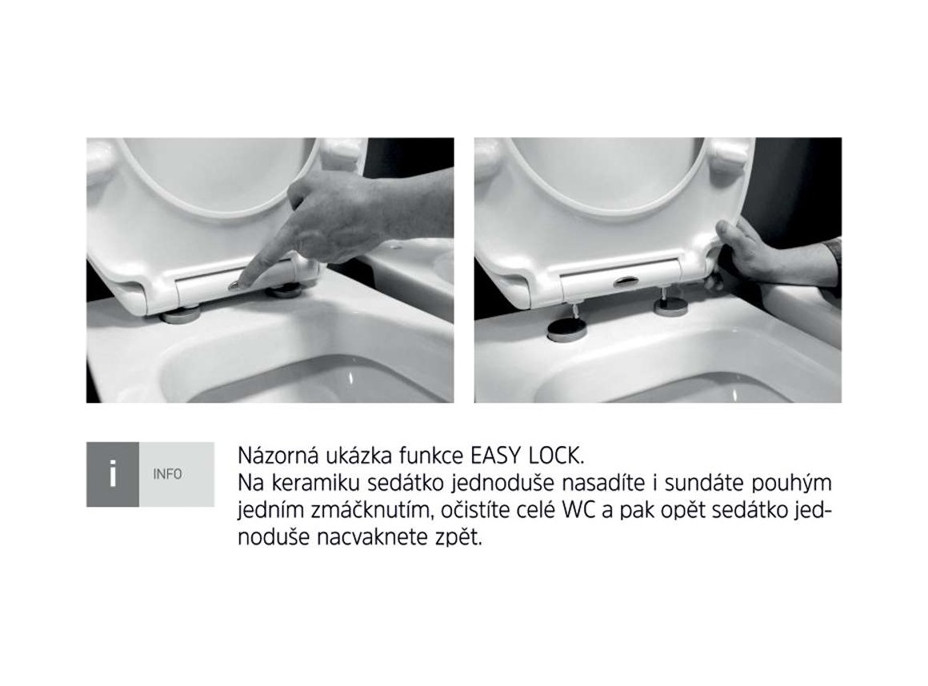WC sedátko samozatváracie - 44,9x36 cm