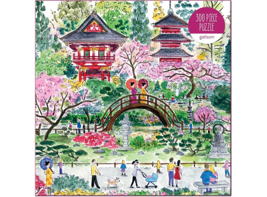 Galison Puzzle Japonská čajová záhrada 300 dielikov