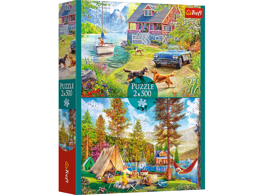 TREFL Puzzle Letný relax 2x500 dielikov