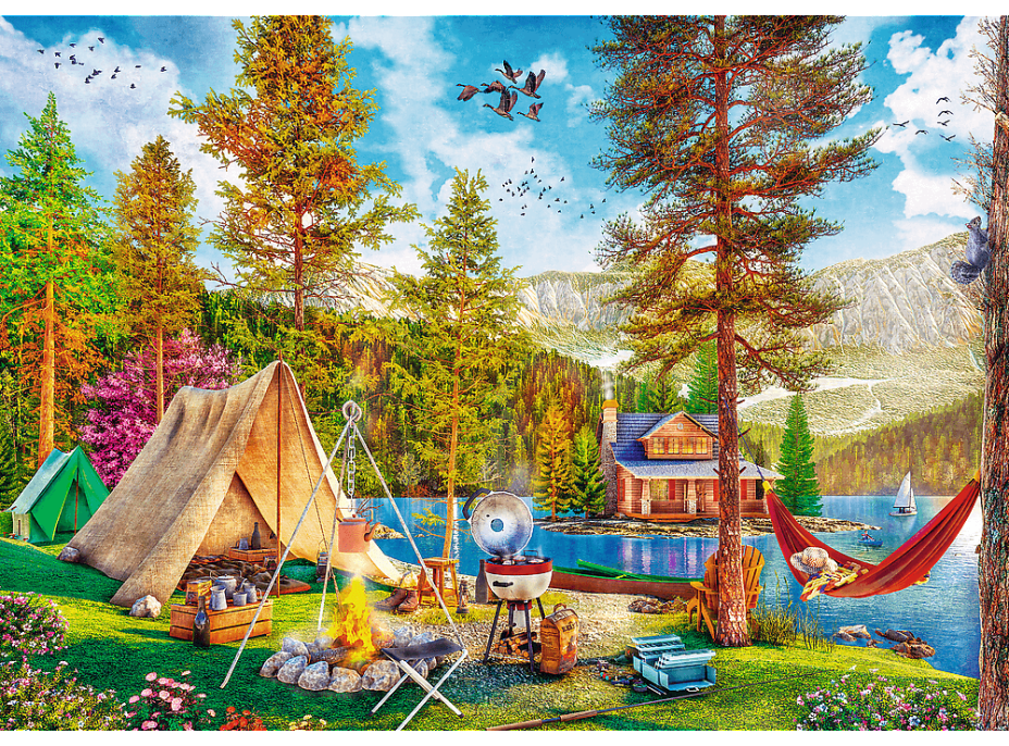 TREFL Puzzle Letný relax 2x500 dielikov