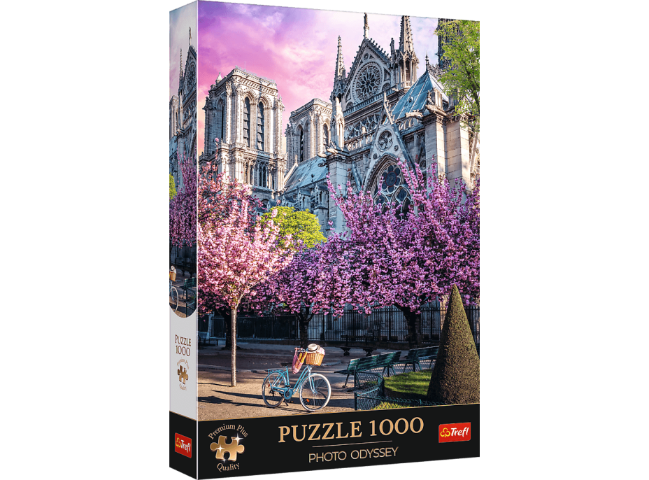 TREFL Puzzle Premium Plus Photo Odyssey: Katedrála Notre-Dame v Paríži 1000 dielikov