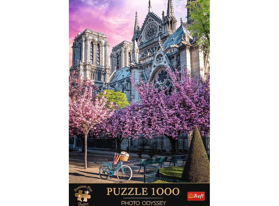 TREFL Puzzle Premium Plus Photo Odyssey: Katedrála Notre-Dame v Paríži 1000 dielikov