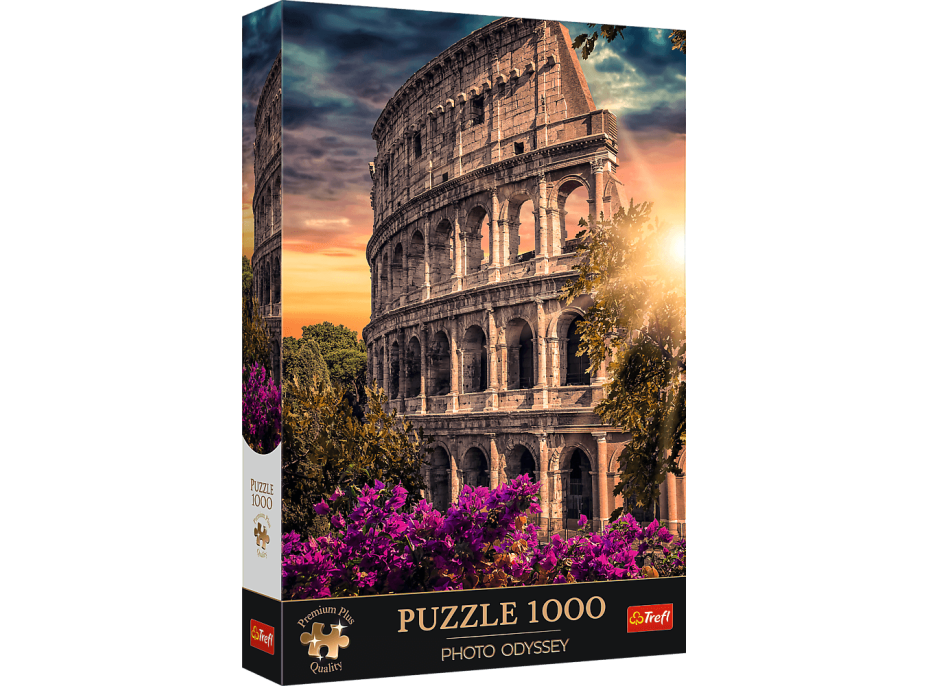 TREFL Puzzle Premium Plus Photo Odyssey: Koloseum, Rím, Taliansko 1000 dielikov