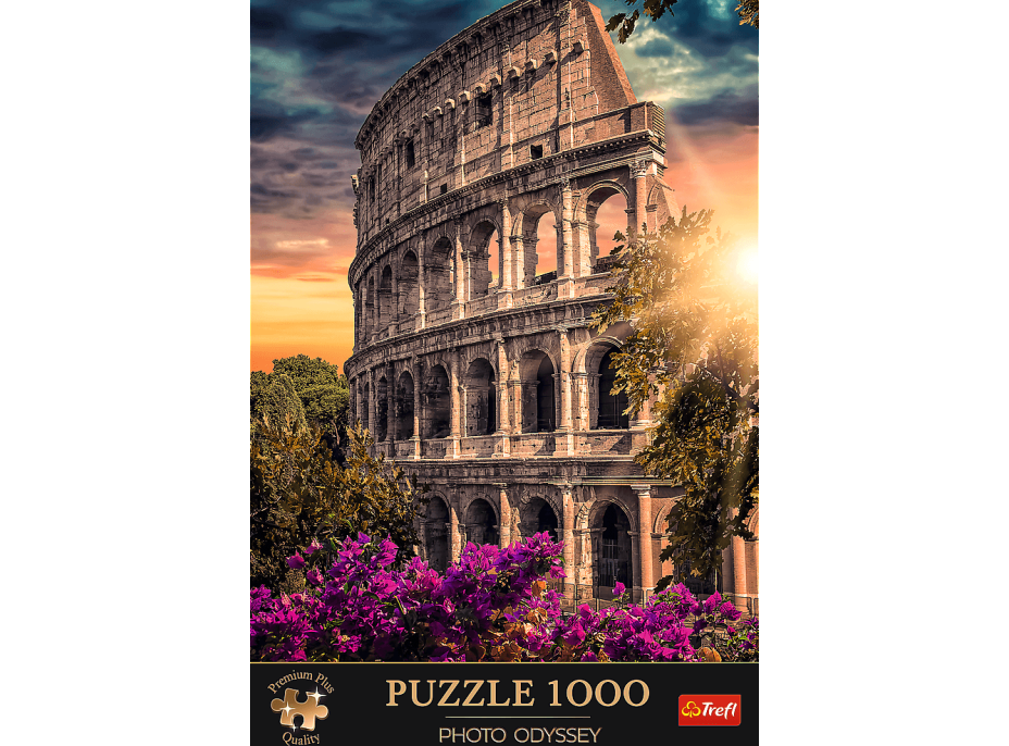 TREFL Puzzle Premium Plus Photo Odyssey: Koloseum, Rím, Taliansko 1000 dielikov