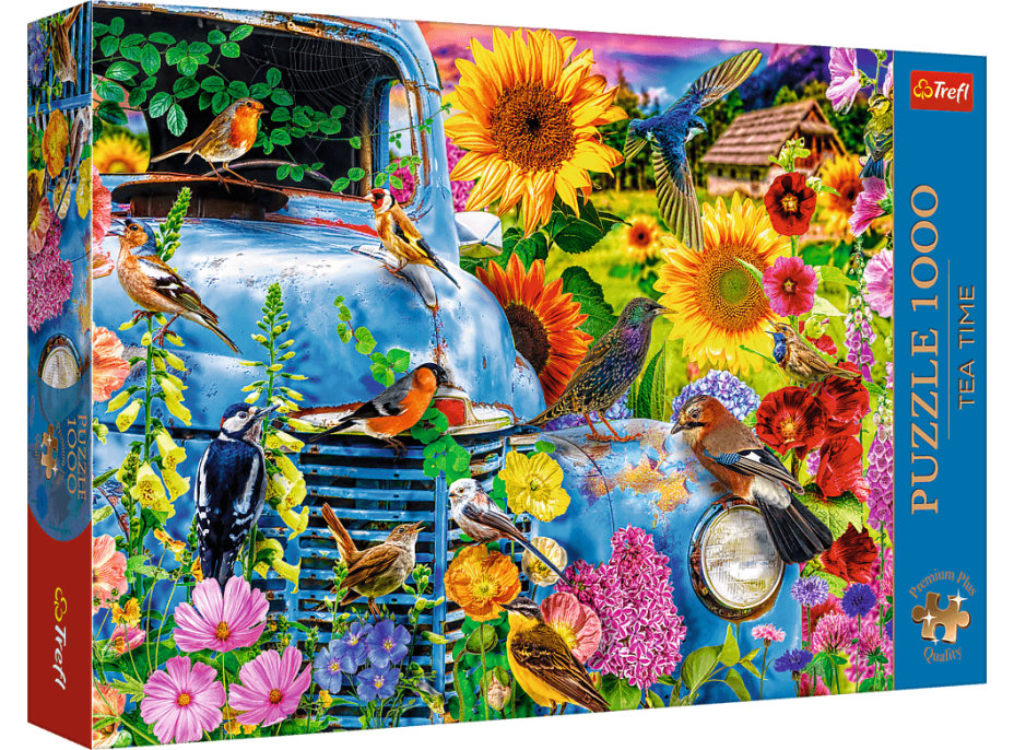 TREFL Puzzle Premium Plus Tea Time: Spevné vtáky 1000 dielikov