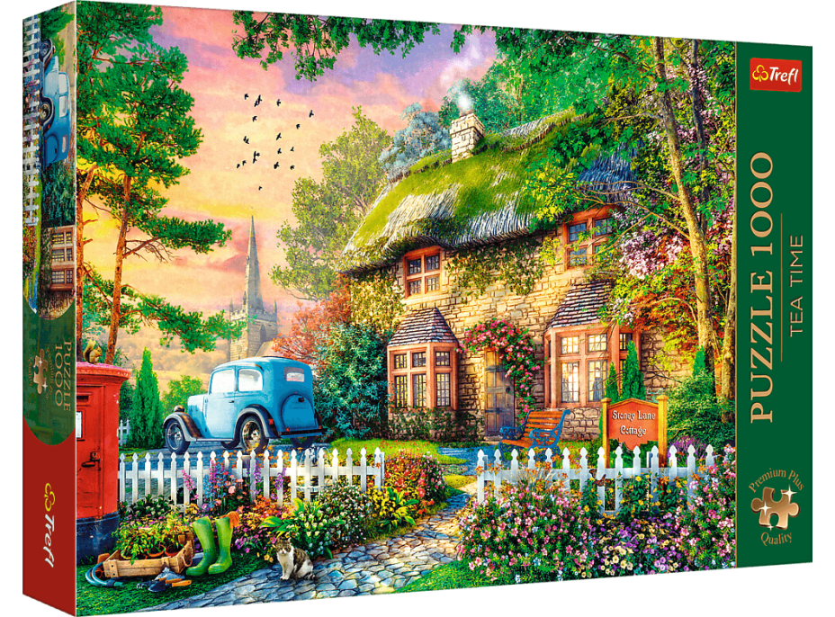 TREFL Puzzle Premium Plus Tea Time: Stoney Lane Cottage 1000 dielikov