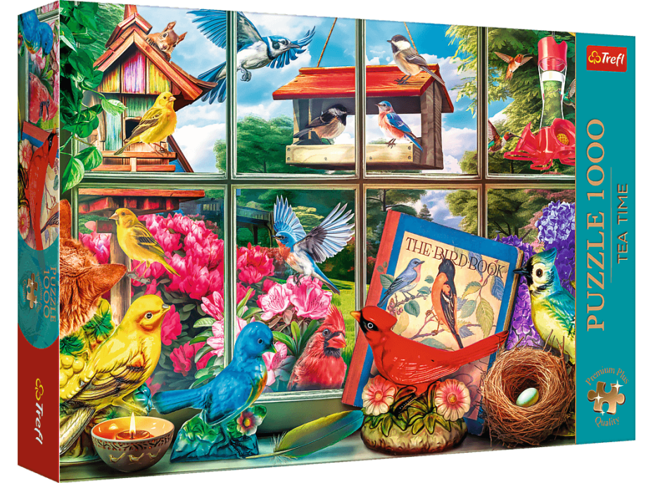 TREFL Puzzle Premium Plus Tea Time: Svet vtákov 1000 dielikov