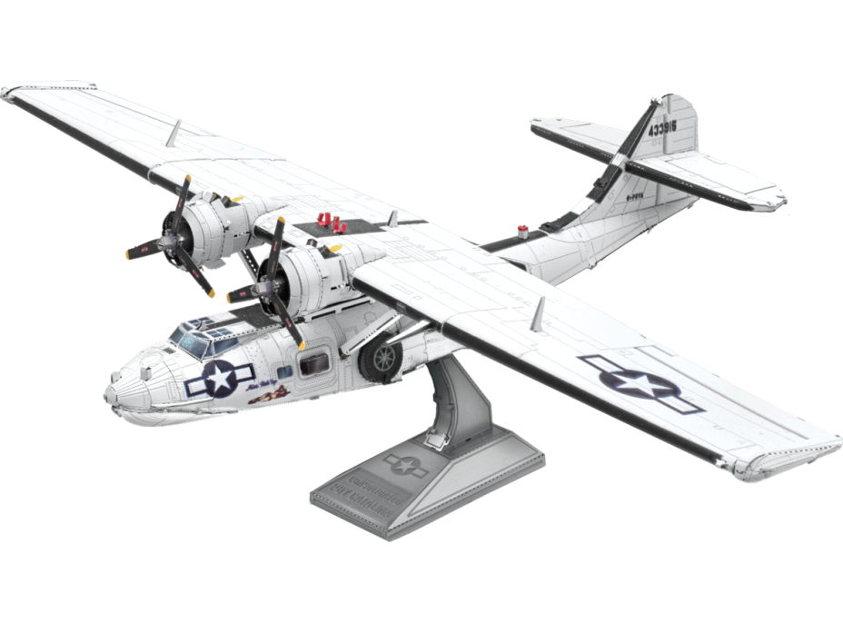 METAL EARTH 3D puzzle Lietajúci čln Consolidated PBY Catalina