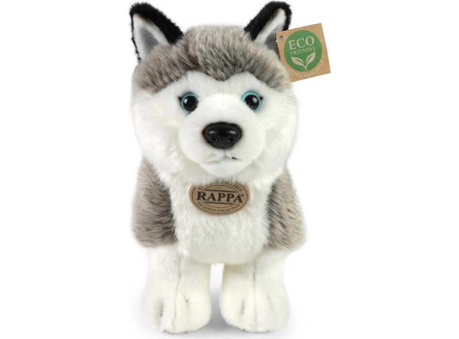 Rappa Plyšový pes husky stojaci 23 cm ECO-FRIENDLY