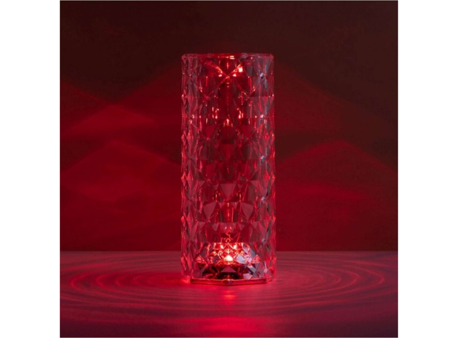 Dekoračné LED osvetlenie ROSE DIAMOND - 21 cm - multikolor