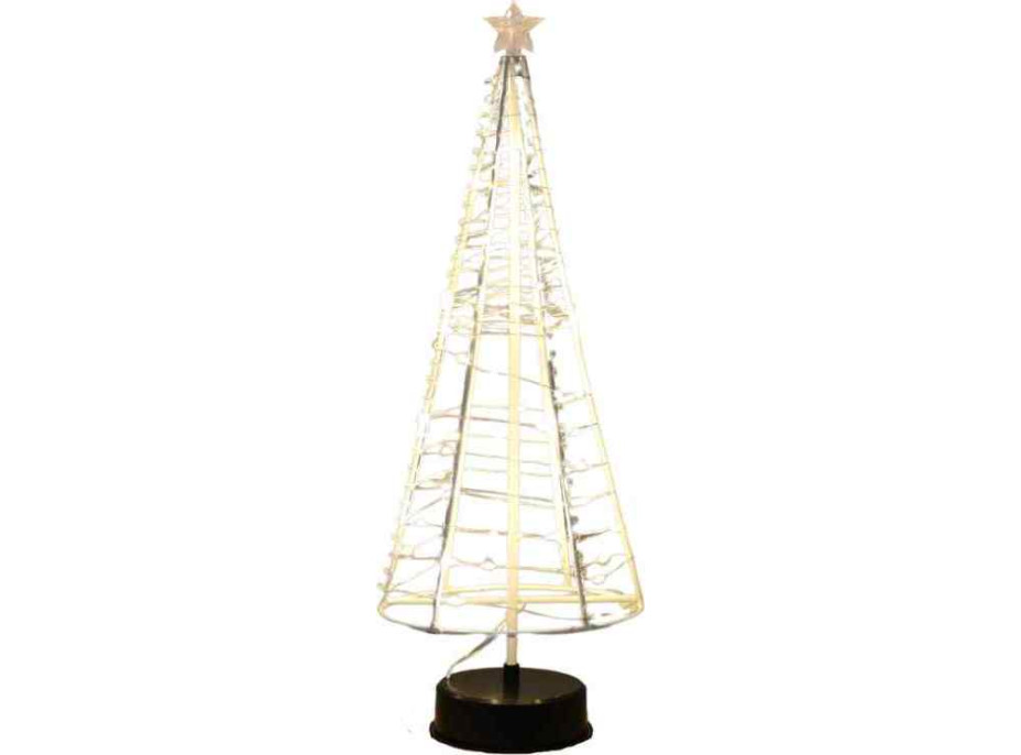 Dekoračný LED stromček MERRY - 33,5 cm - teplá biela