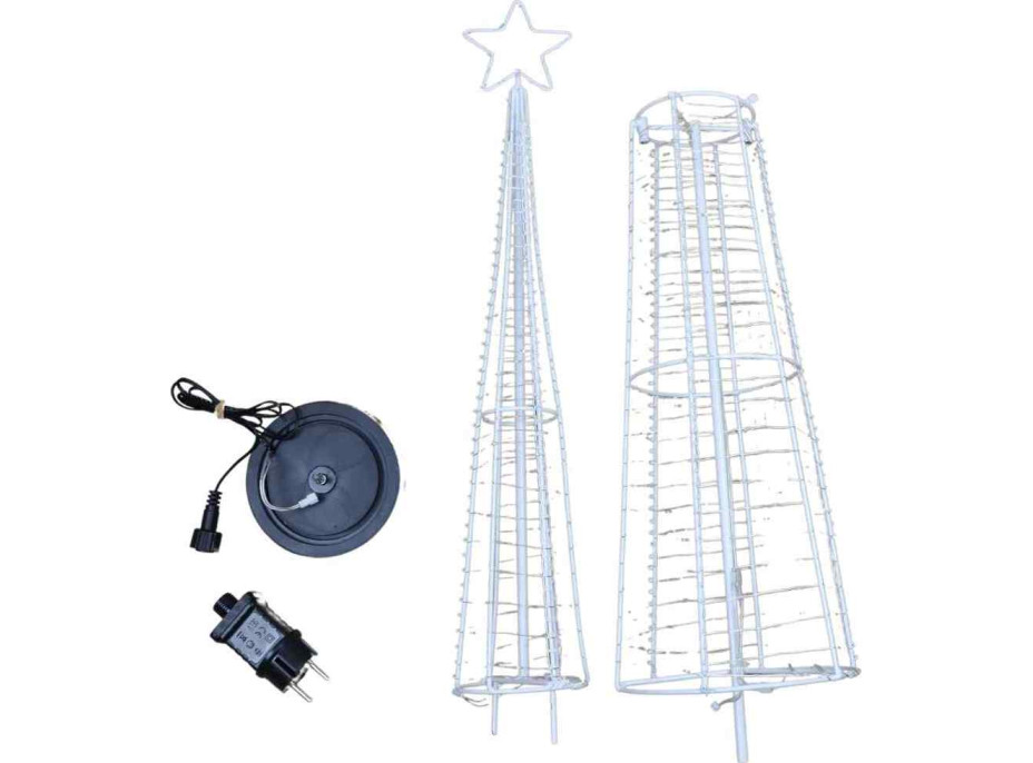 Dekoračný LED stromček MERRY - 100 cm - teplá biela