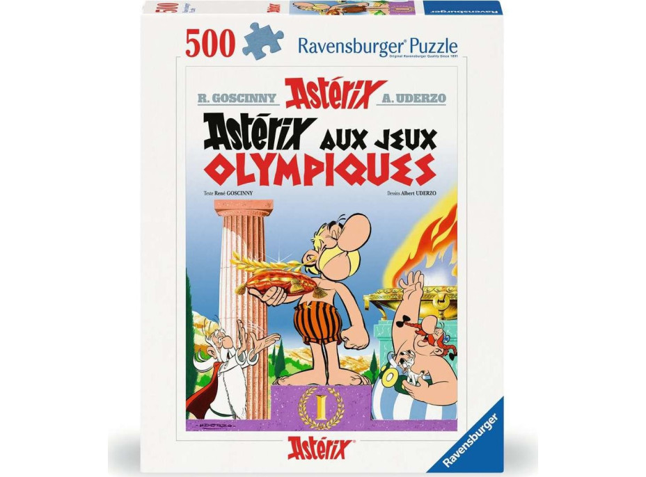 RAVENSBURGER Puzzle Asterix na Olympijských hrách 500 dielikov