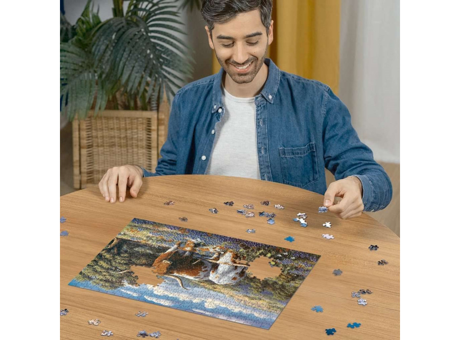 RAVENSBURGER Puzzle Dobytok na lúke 500 dielikov