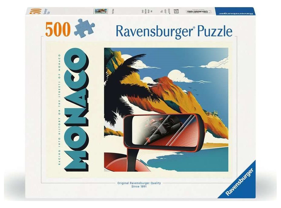 RAVENSBURGER Puzzle Monako 500 dielikov