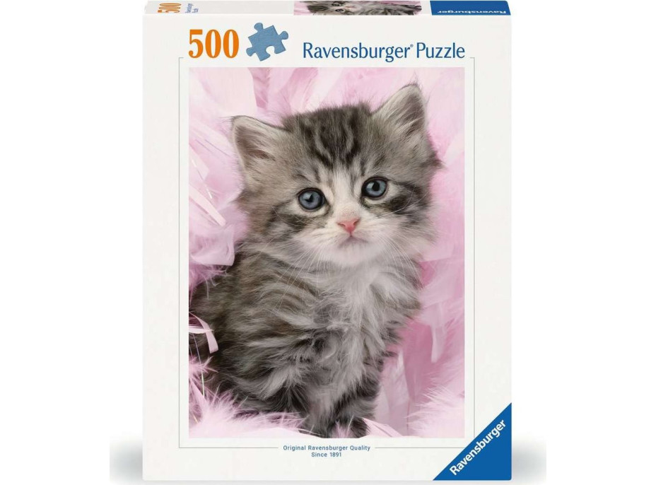 RAVENSBURGER Puzzle Roztomilé mačiatko 500 dielikov