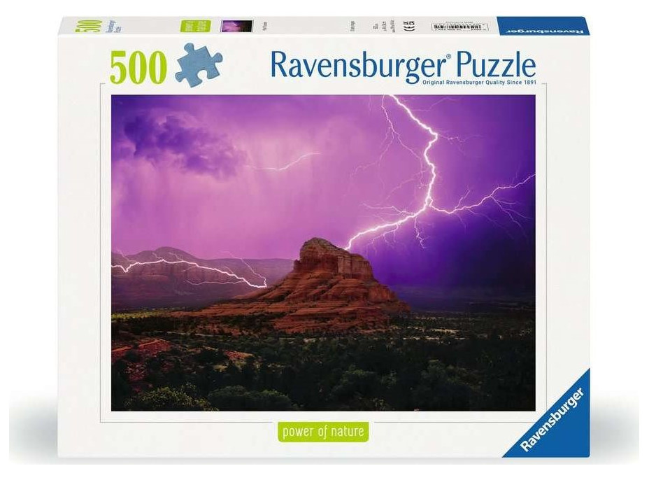 RAVENSBURGER Puzzle Ružová búrka 500 dielikov