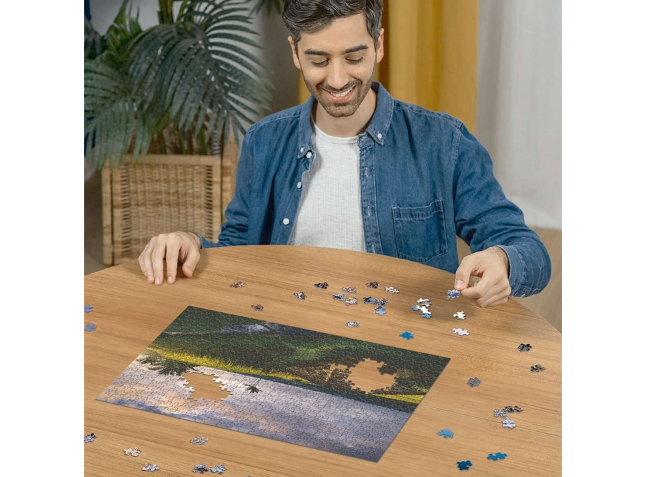 RAVENSBURGER Puzzle Ryžové polia na Bali 500 dielikov