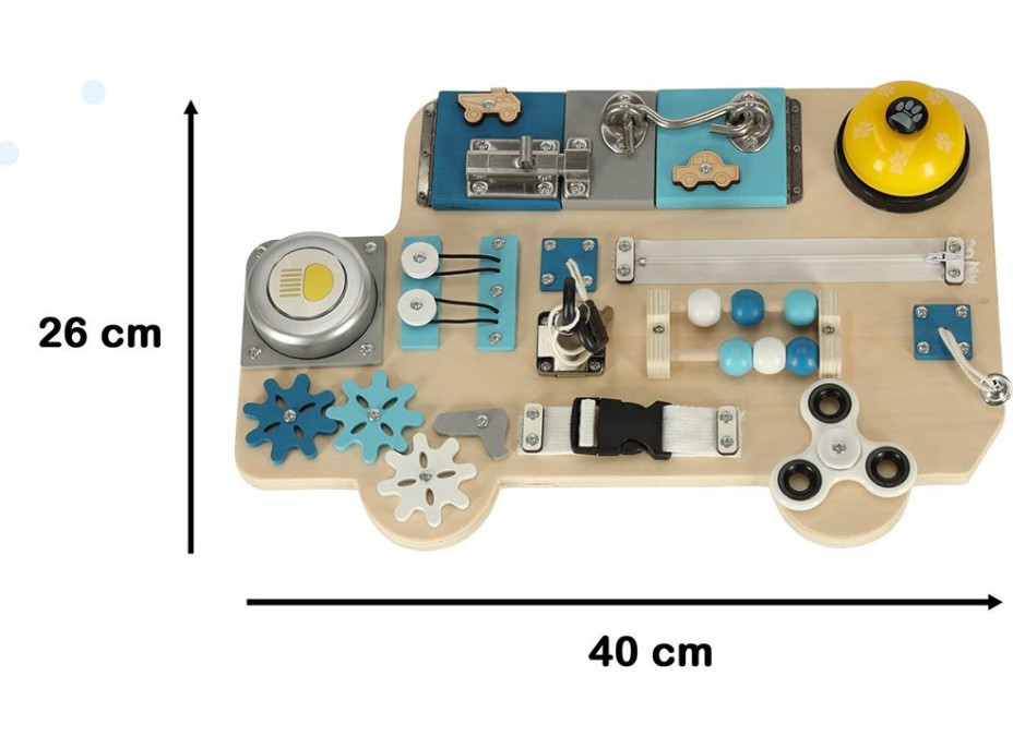 KIK Zmyslová manipulačná doska Autobus