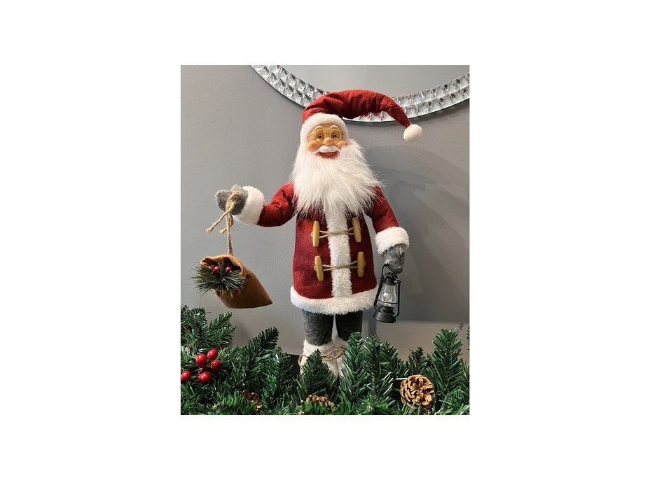 Vianočná dekoračná figúrka 45 cm - Santa Claus