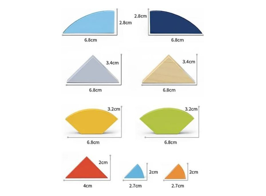 MWSJ Drevený tangram Vajcia