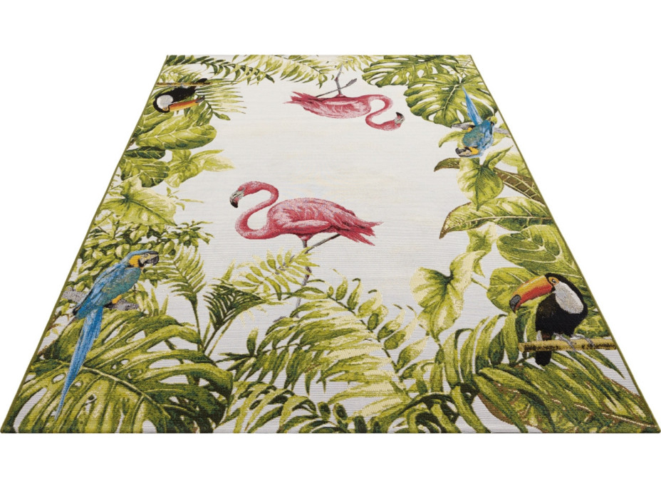 Kusový koberec Flair 105616 Tropical Birds Multicolored – na ven i na doma