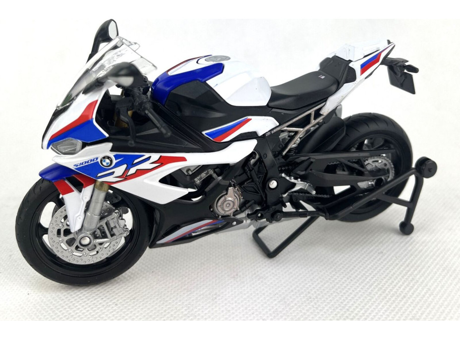 Welly Motocykel BMW S1000RR 1:12 biely