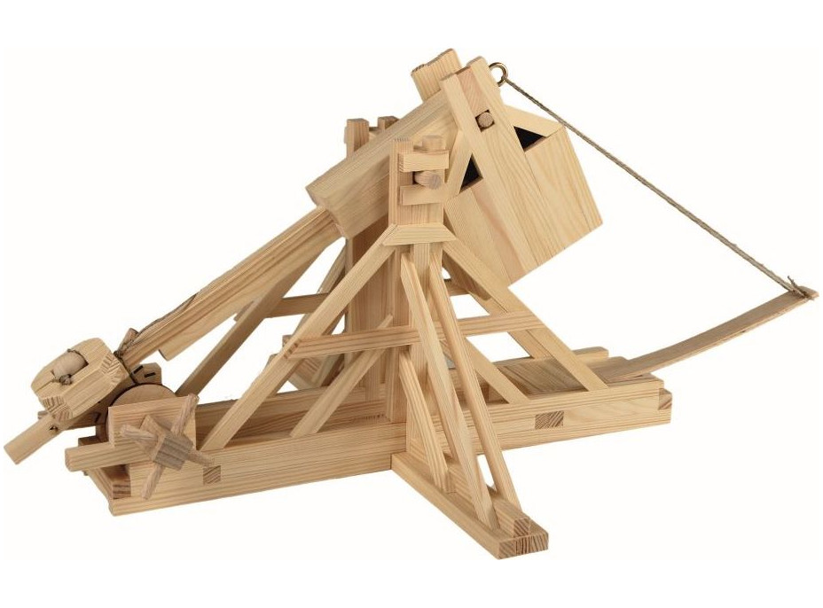 Walachia Drevená zlepovacia stavebnica Trebuchet