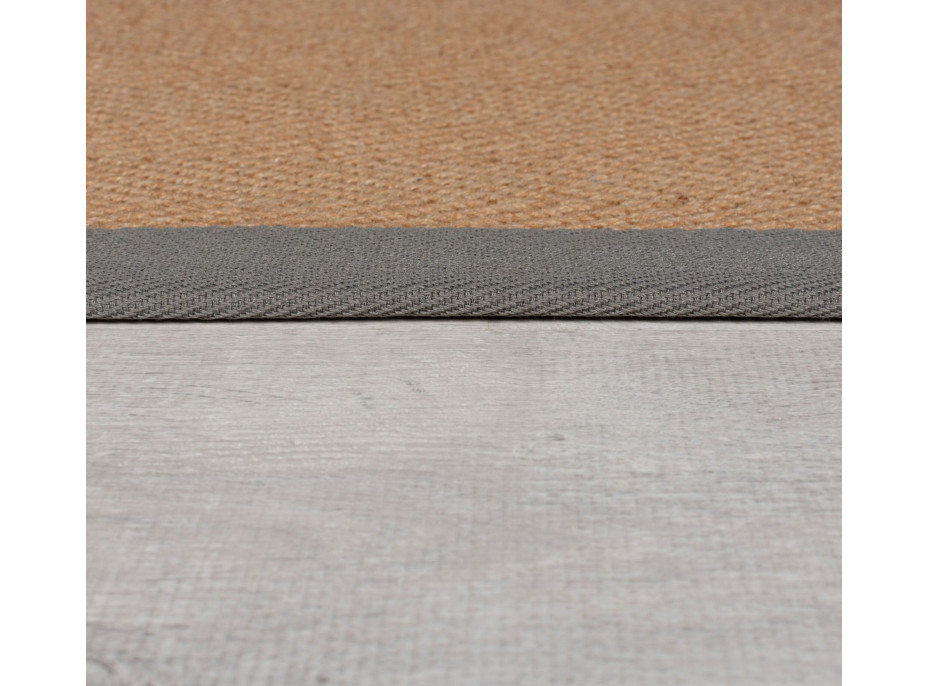 Behúň Herringbone Border Kira Grey