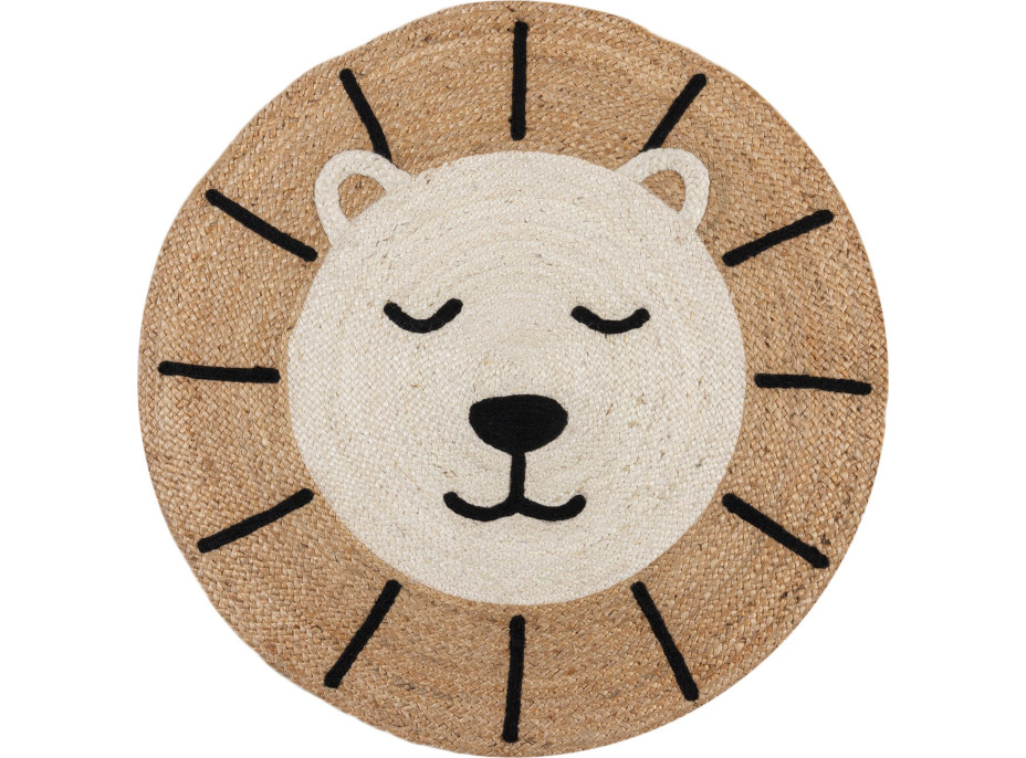 Detský koberec Jute Kids Lion Natural