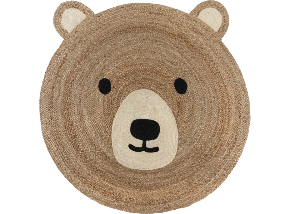 Detský koberec Jute Kids Bear Natural