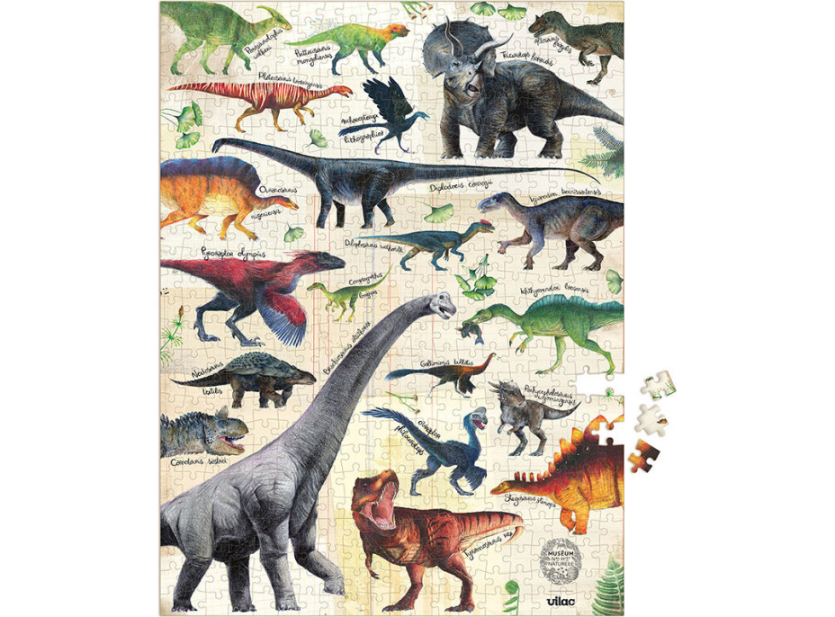 Vilac Puzzle Dinosaury 500 dielikov