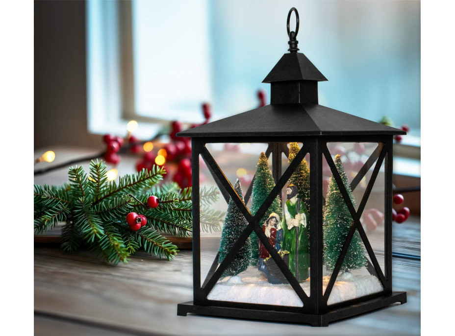 Dekoratívna LED lampa MERRY 23,5x23,5x37 cm - Jasličky