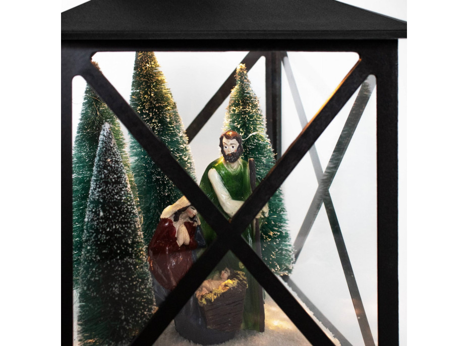 Dekoratívna LED lampa MERRY 23,5x23,5x37 cm - Jasličky