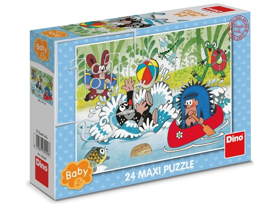 Dino Puzzle Krtko vo vode 24 dielikov maxi