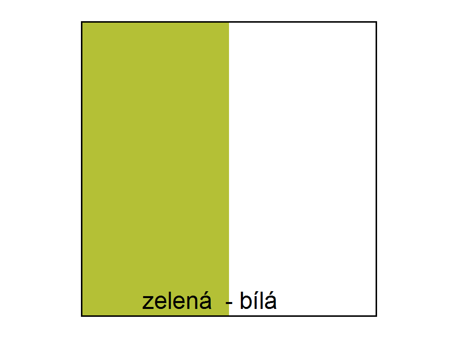 Šatníková skriňa FUTBAL - TYP B - zelená/biela