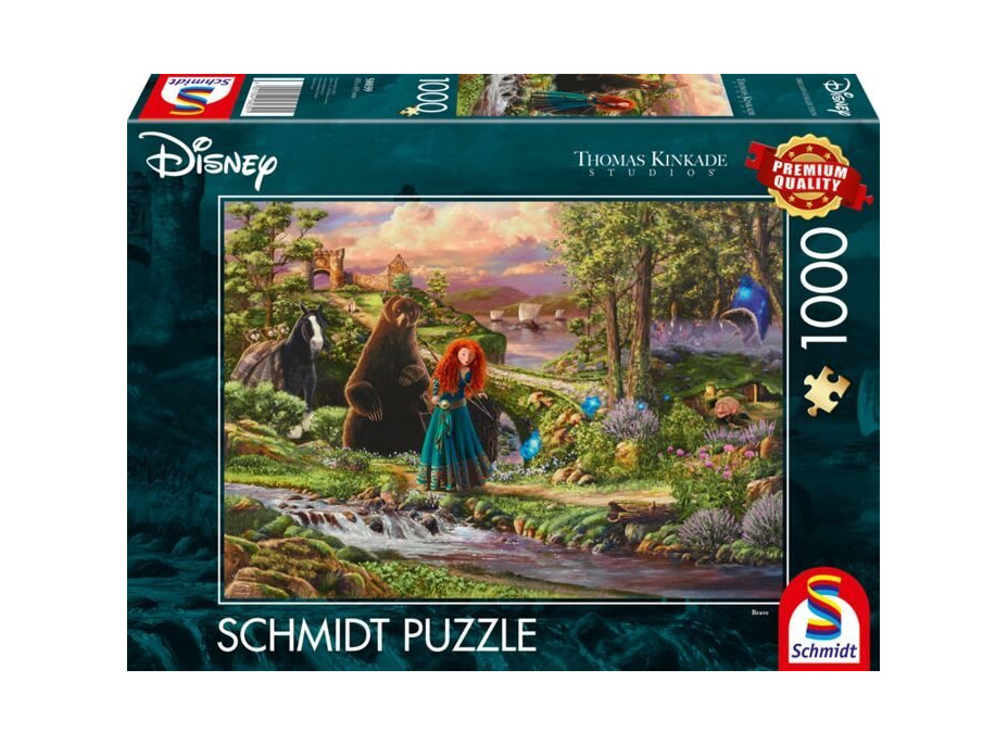 SCHMIDT Puzzle Rebelka: Merida 1000 dielikov