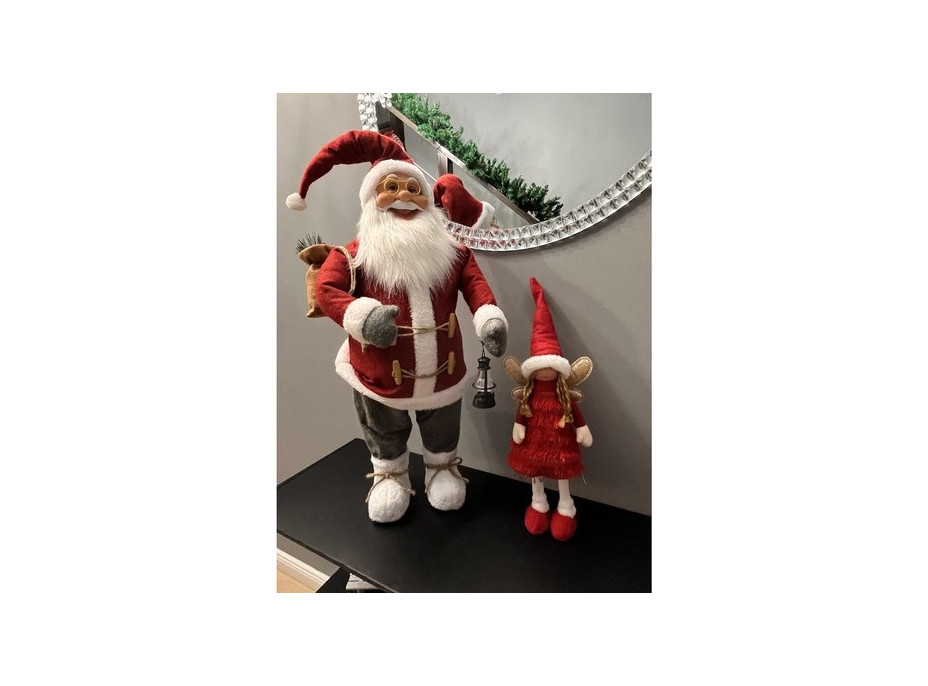 Vianočná dekoračná figúrka 60 cm - Santa Claus