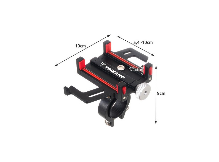 Držiak telefónu na bicykel s gumičkou Trizand