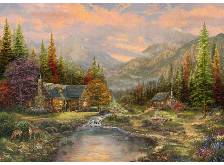 SCHMIDT Drevené puzzle Sierra Paradise 1000 dielikov