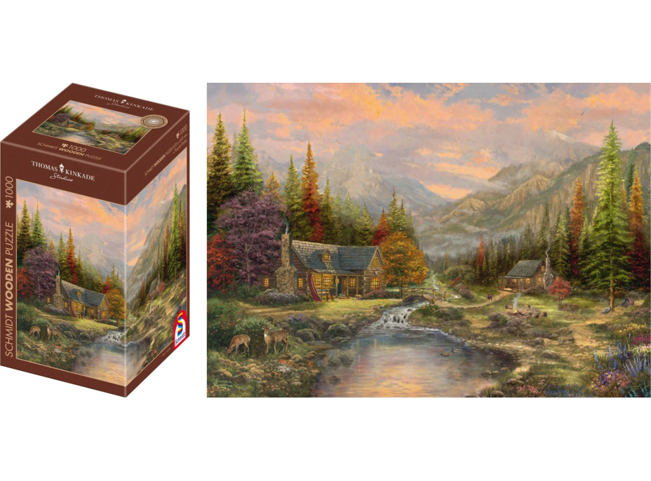 SCHMIDT Drevené puzzle Sierra Paradise 1000 dielikov