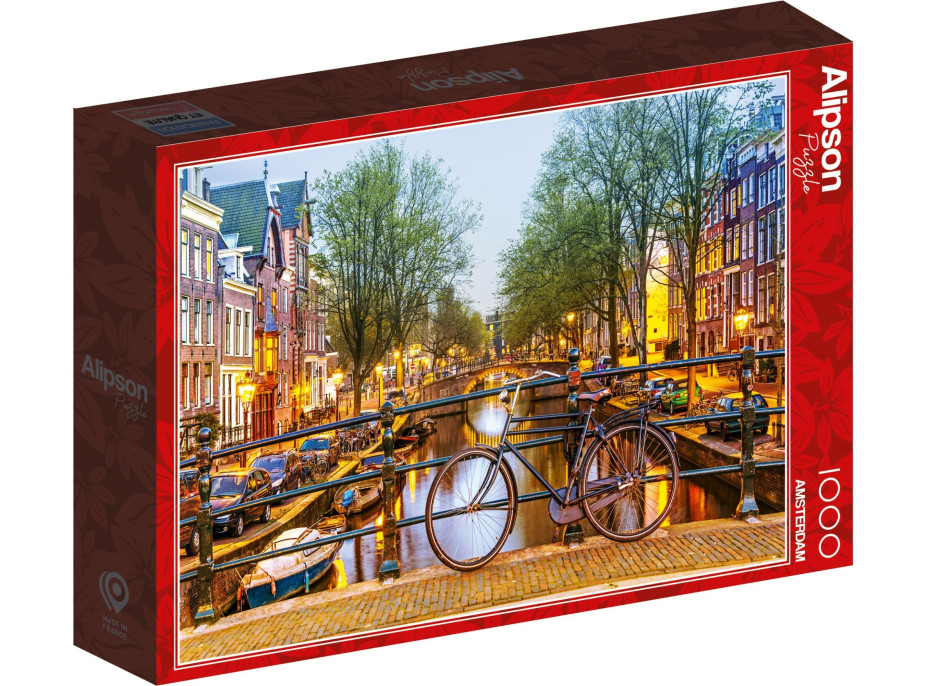 ALIPSON Puzzle Rozžiarený Amsterdam 1000 dielikov