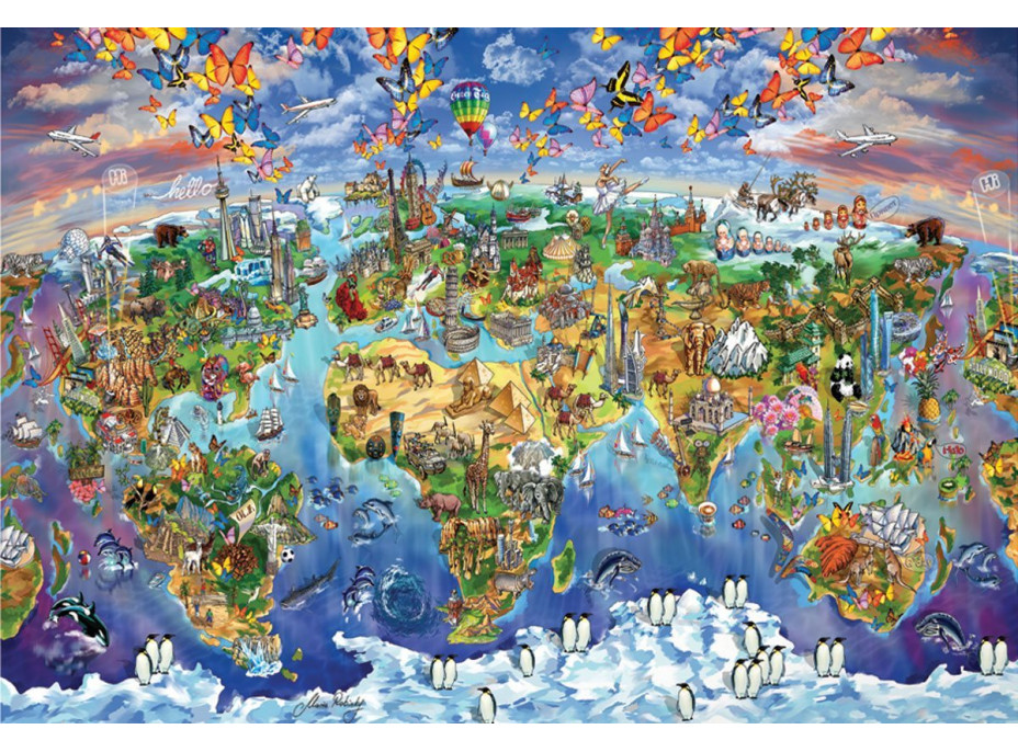 EUROGRAPHICS Puzzle Divy sveta 5000 dielikov