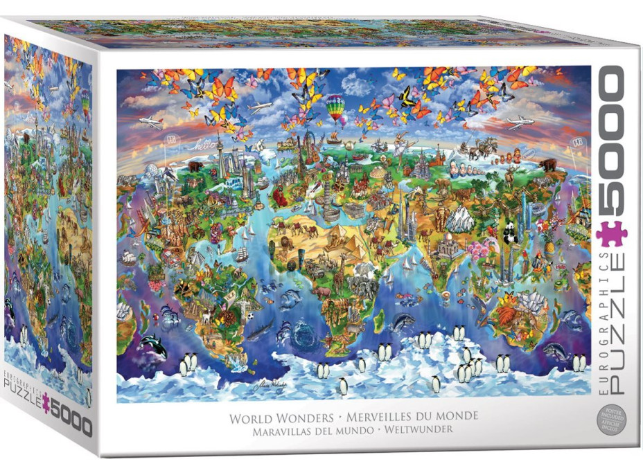 EUROGRAPHICS Puzzle Divy sveta 5000 dielikov